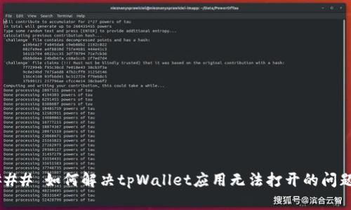 ### 如何解决tpWallet应用无法打开的问题？