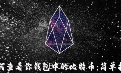 
如何查看你钱包中的比特币：简单指南