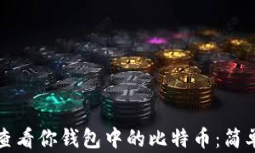 
如何查看你钱包中的比特币：简单指南